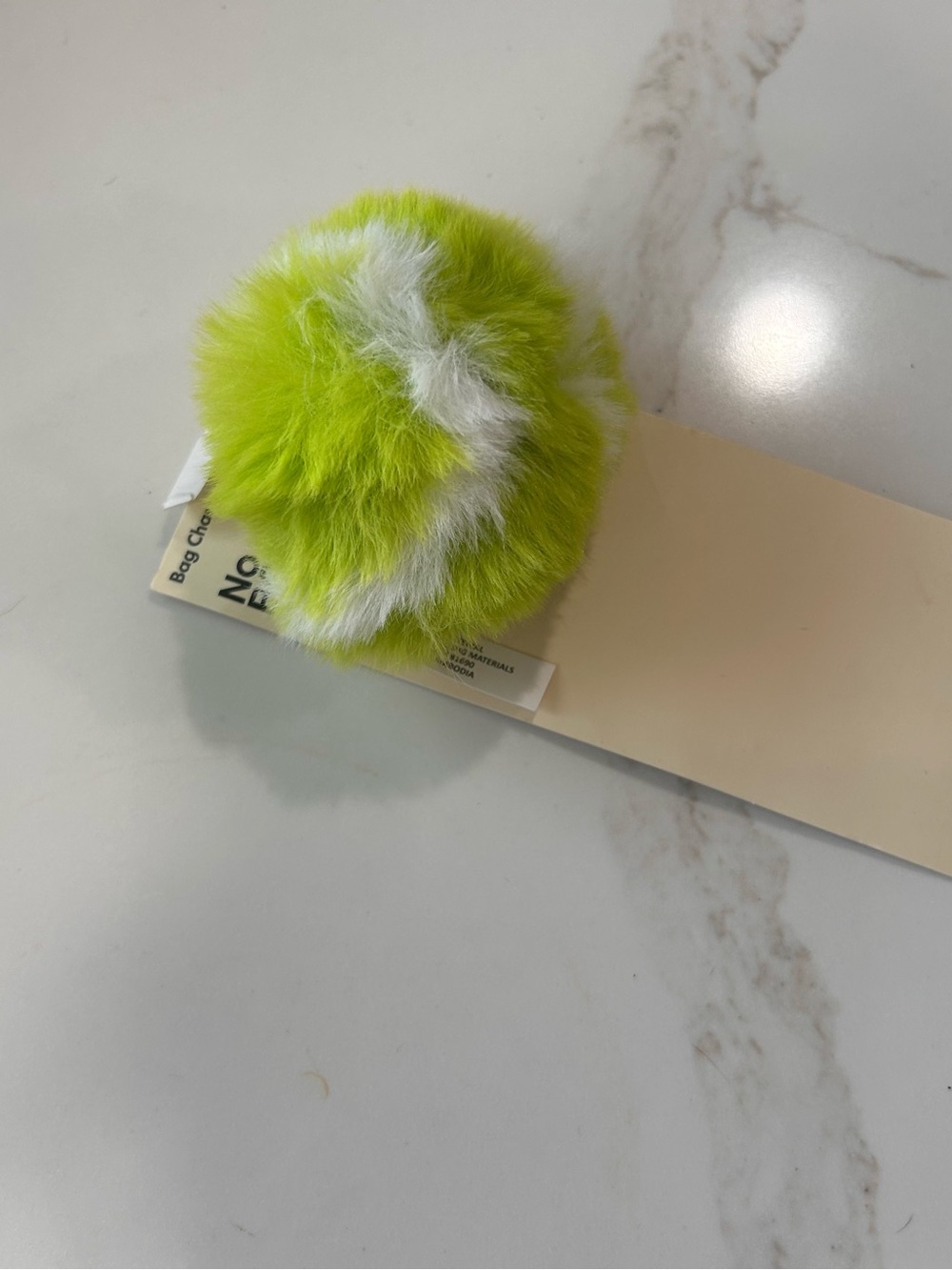 Faux Fur Bag Charm